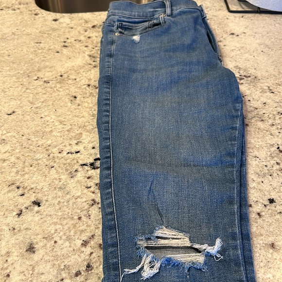 Express High Rise Skinny Jeans Size 12 - Picture 2 of 7